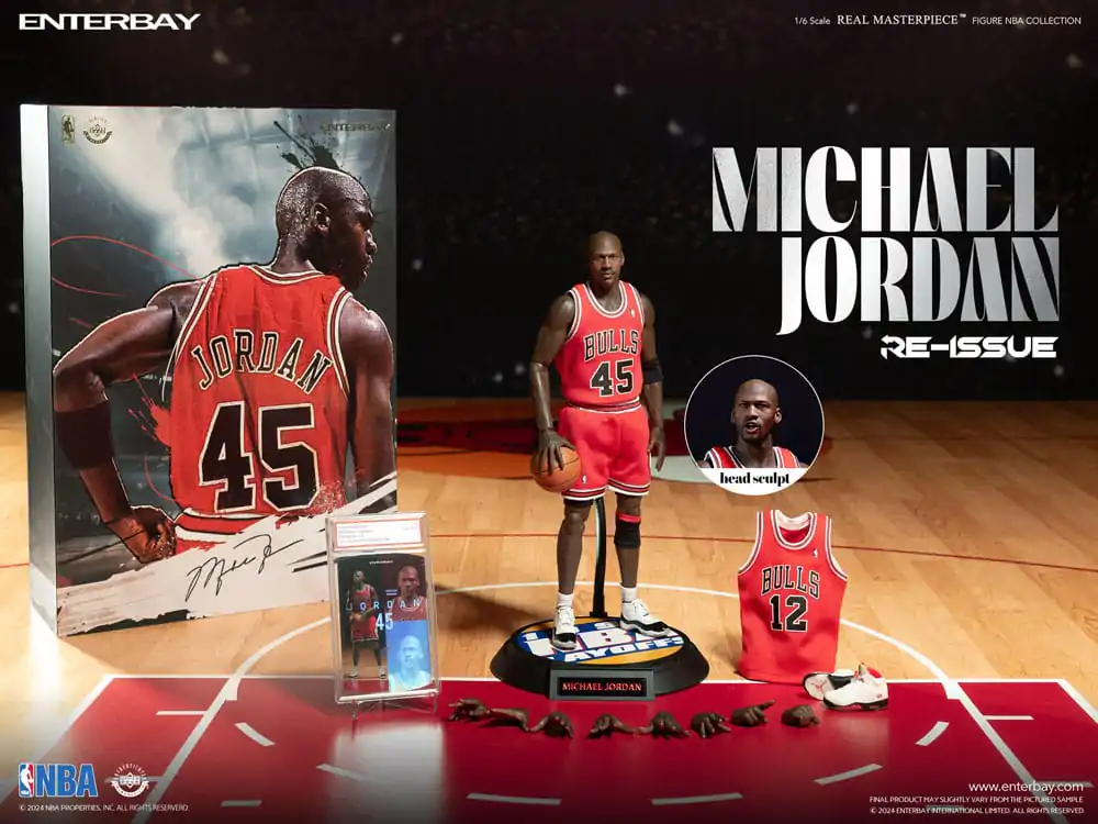 NBA Collection Real Masterpiece akcijska figura 1/6 Michael Jordan I'm Back Edition Limited 30 cm fotografija izdelka