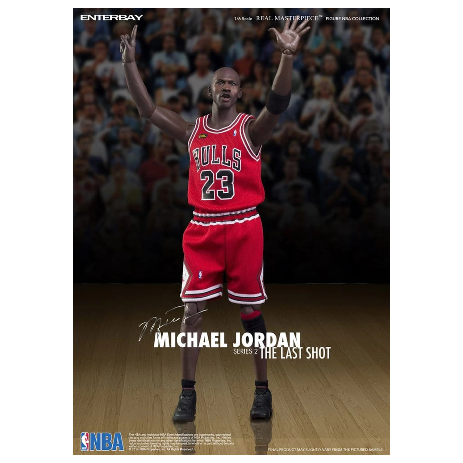 NBA Collection Real Masterpiece Akcijska figura 1/6 Michael Jordan Series 2 (Road Jersey Edition) 33 cm fotografija izdelka