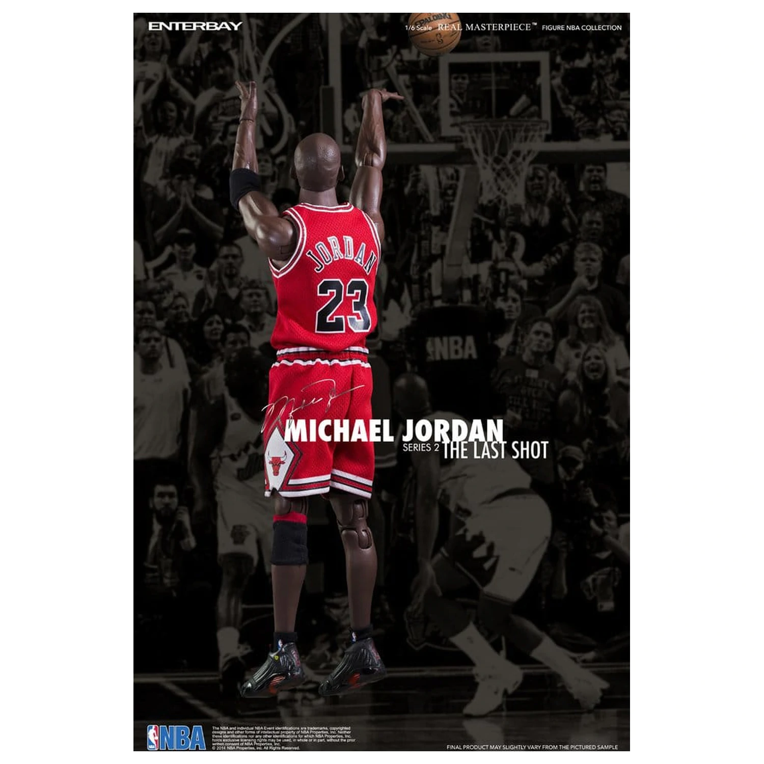 NBA Collection Real Masterpiece Akcijska figura 1/6 Michael Jordan Series 2 (Road Jersey Edition) 33 cm fotografija izdelka