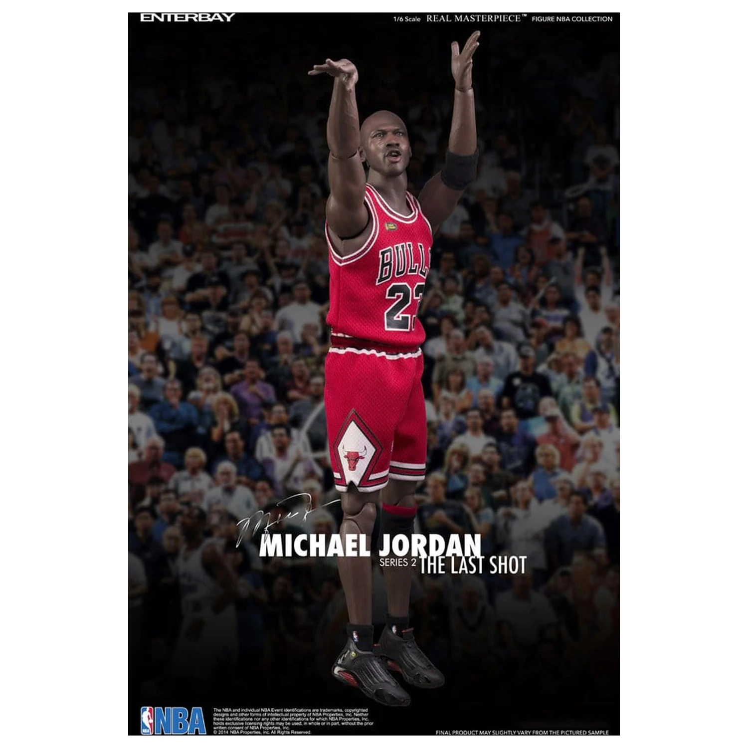 NBA Collection Real Masterpiece Akcijska figura 1/6 Michael Jordan Series 2 (Road Jersey Edition) 33 cm fotografija izdelka