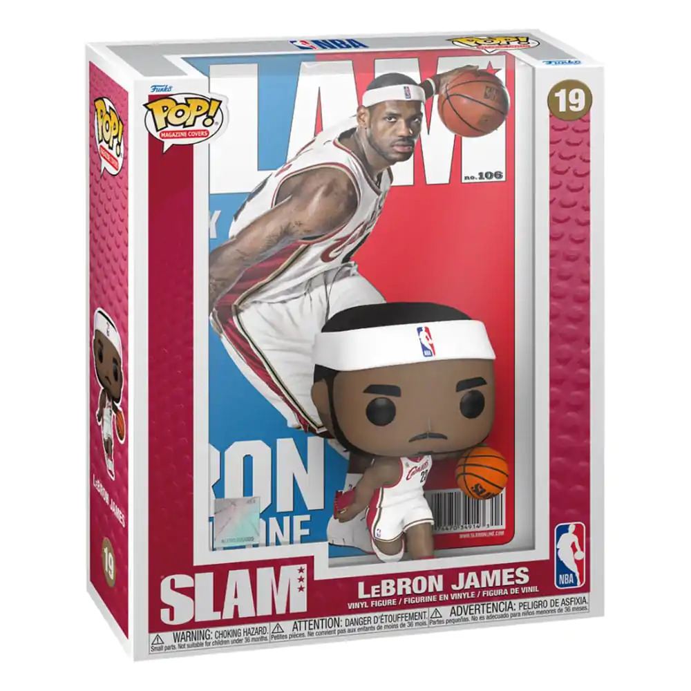 NBA Cover POP! Košarka Vinil Figura LeBron James (SLAM Magazin) 9 cm fotografija izdelka