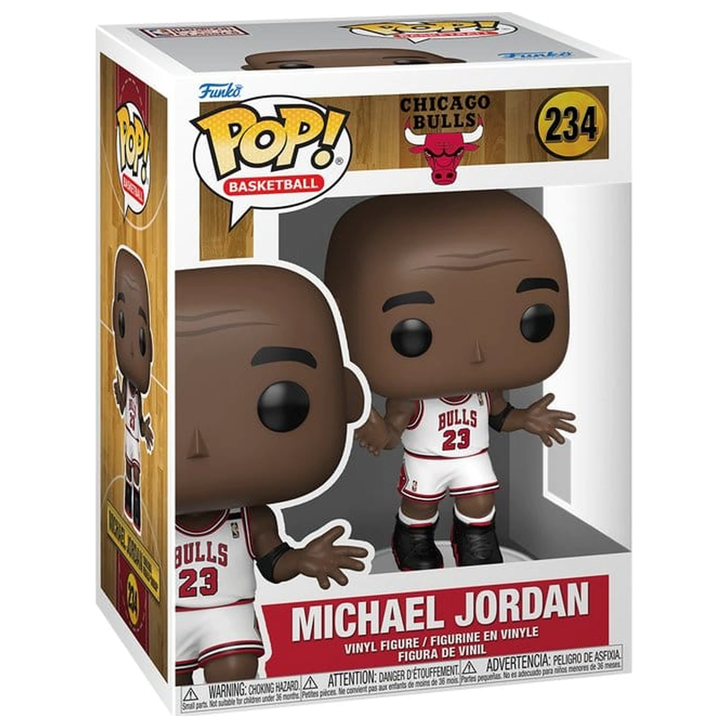 NBA Funko POP! Sports Vinilna figura Bulls- Michael Jordan (Shrug) 9 cm fotografija izdelka