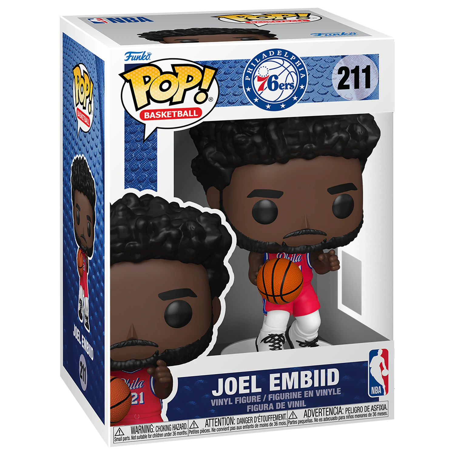 NBA Legends Funko POP! Sports Vinilna figura 76ers- Joel Embiid 9 cm fotografija izdelka