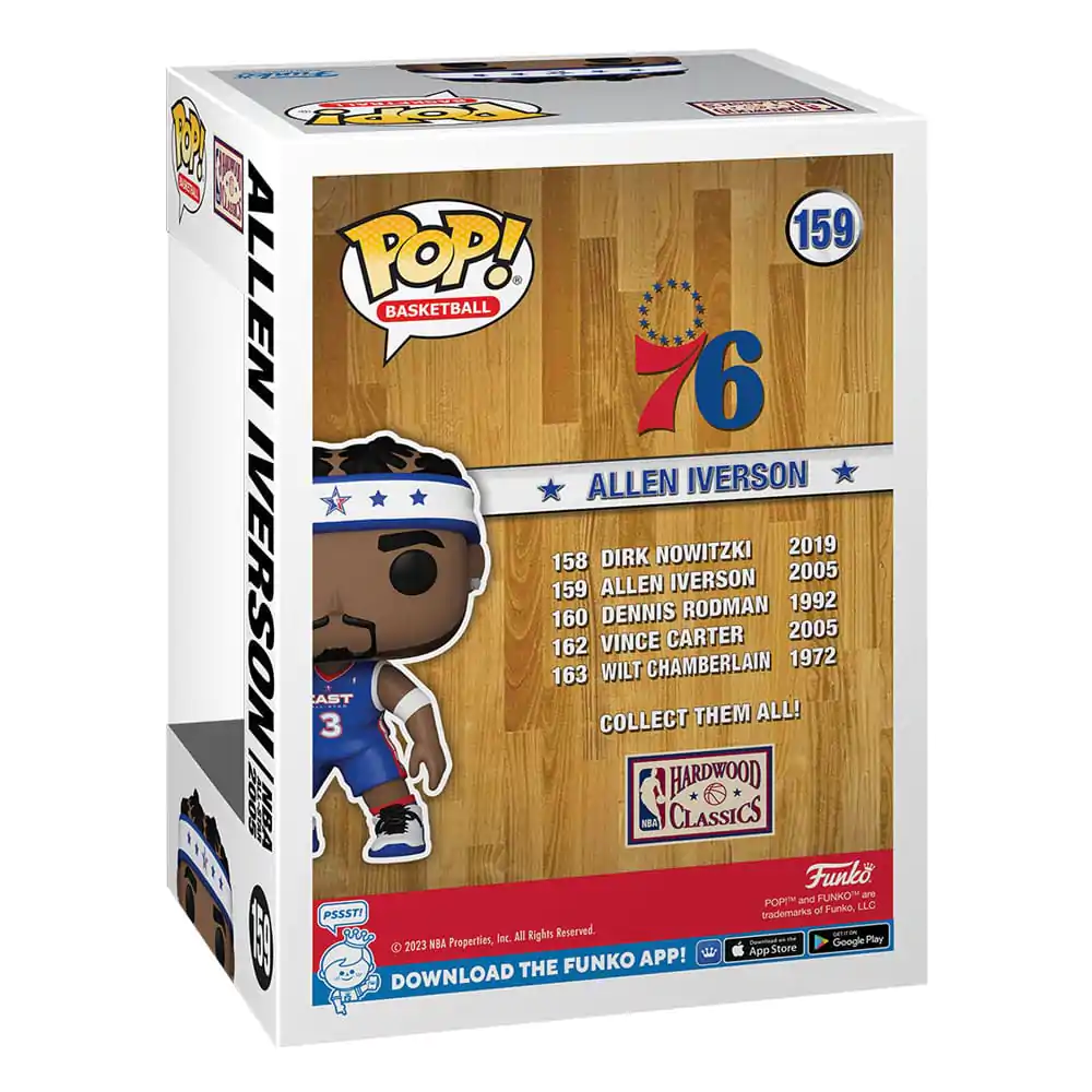 NBA Legends POP! Sports Vinilna Figura Allen Iverson (2005) 9 cm fotografija izdelka