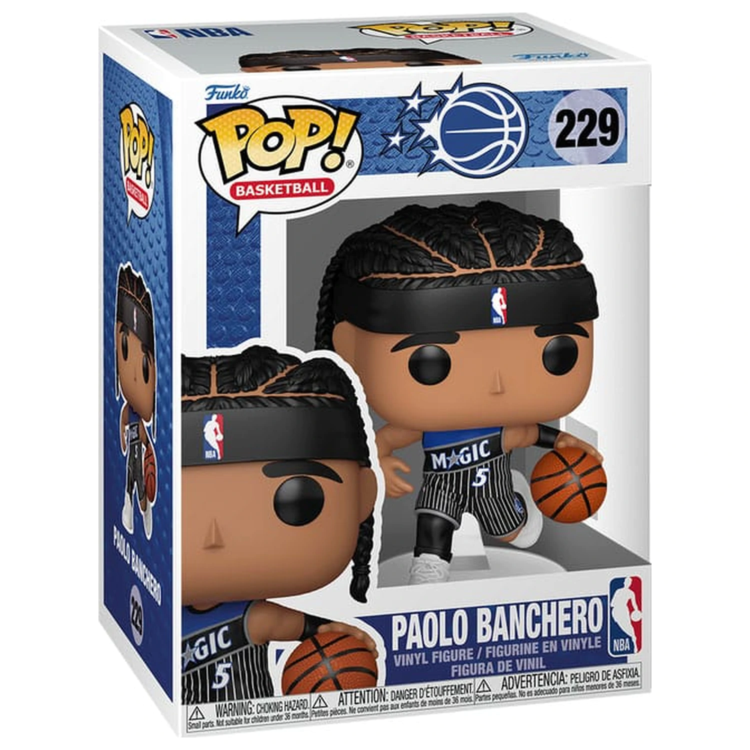 NBA Legends Funko POP! Sports Vinilna figura Magic- Paolo Banchero (Black) 9 cm fotografija izdelka
