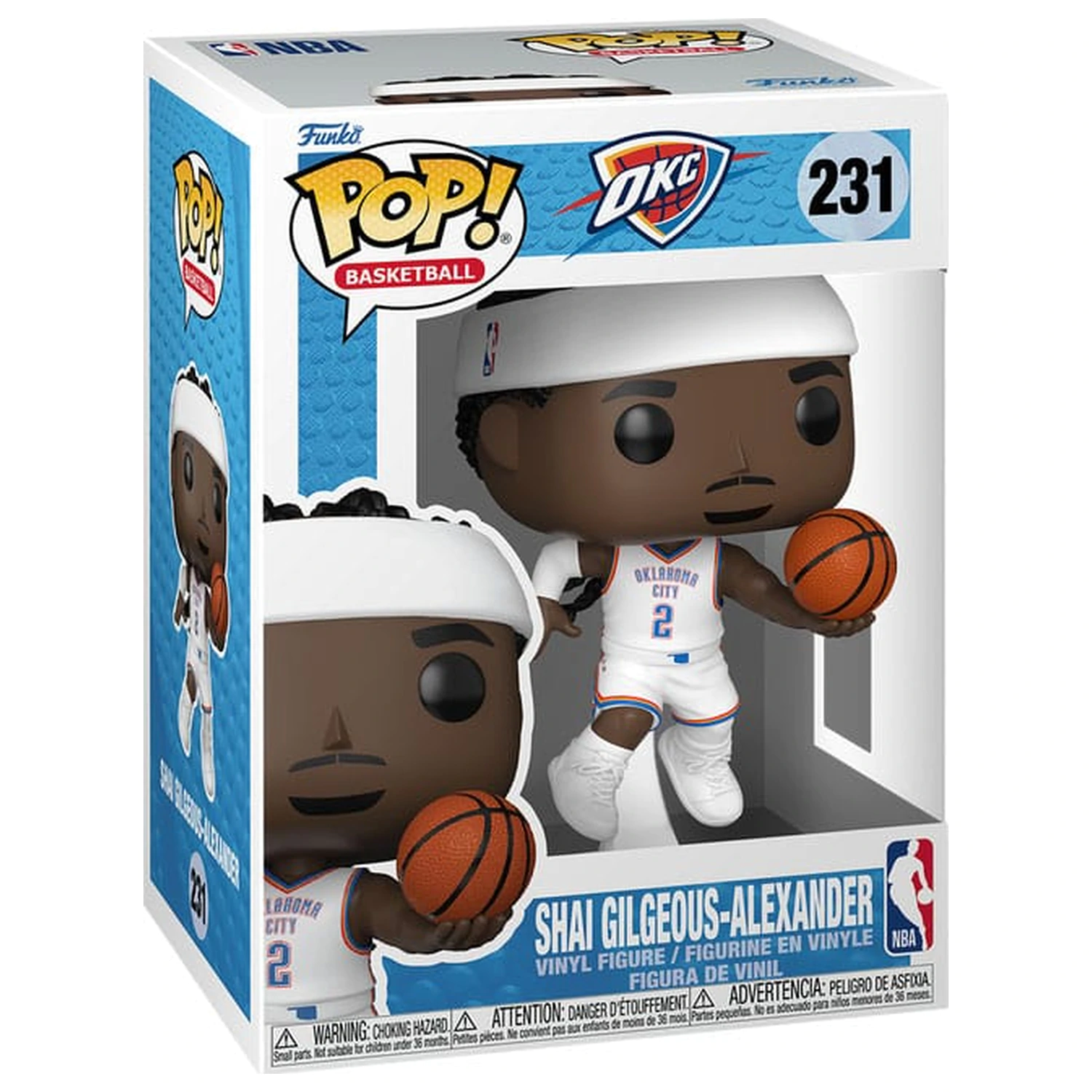 NBA Legends Funko POP! Sports Vinilna figura Thunder- SG-A (Home) 9 cm fotografija izdelka