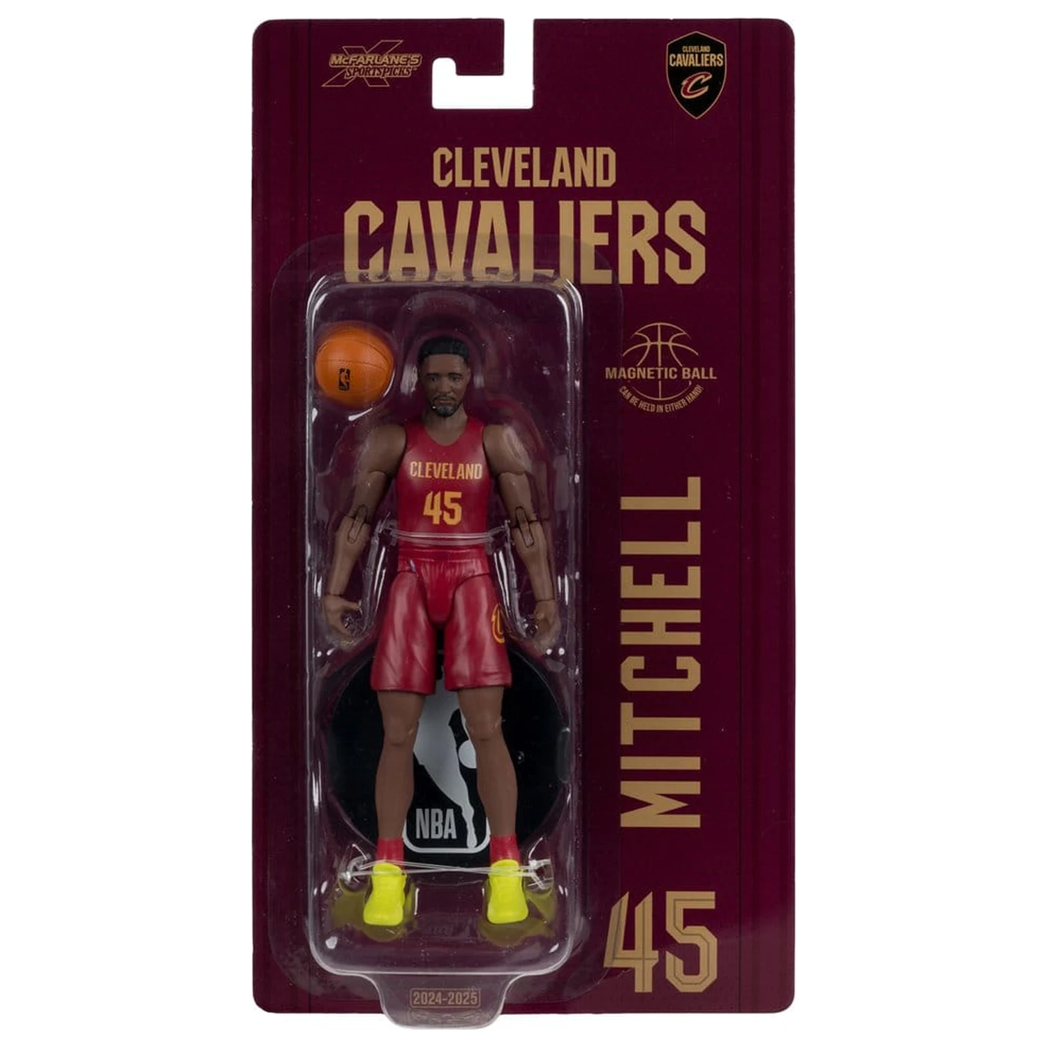 NBA SportsPicks Action Figure Donovan Mitchell (Cleveland Cavaliers) 15 cm fotografija izdelka
