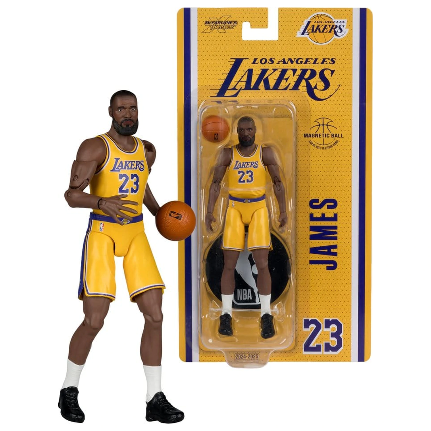 NBA SportsPicks akcijska figura Lebron James (Los Angeles Lakers) 16 cm fotografija izdelka