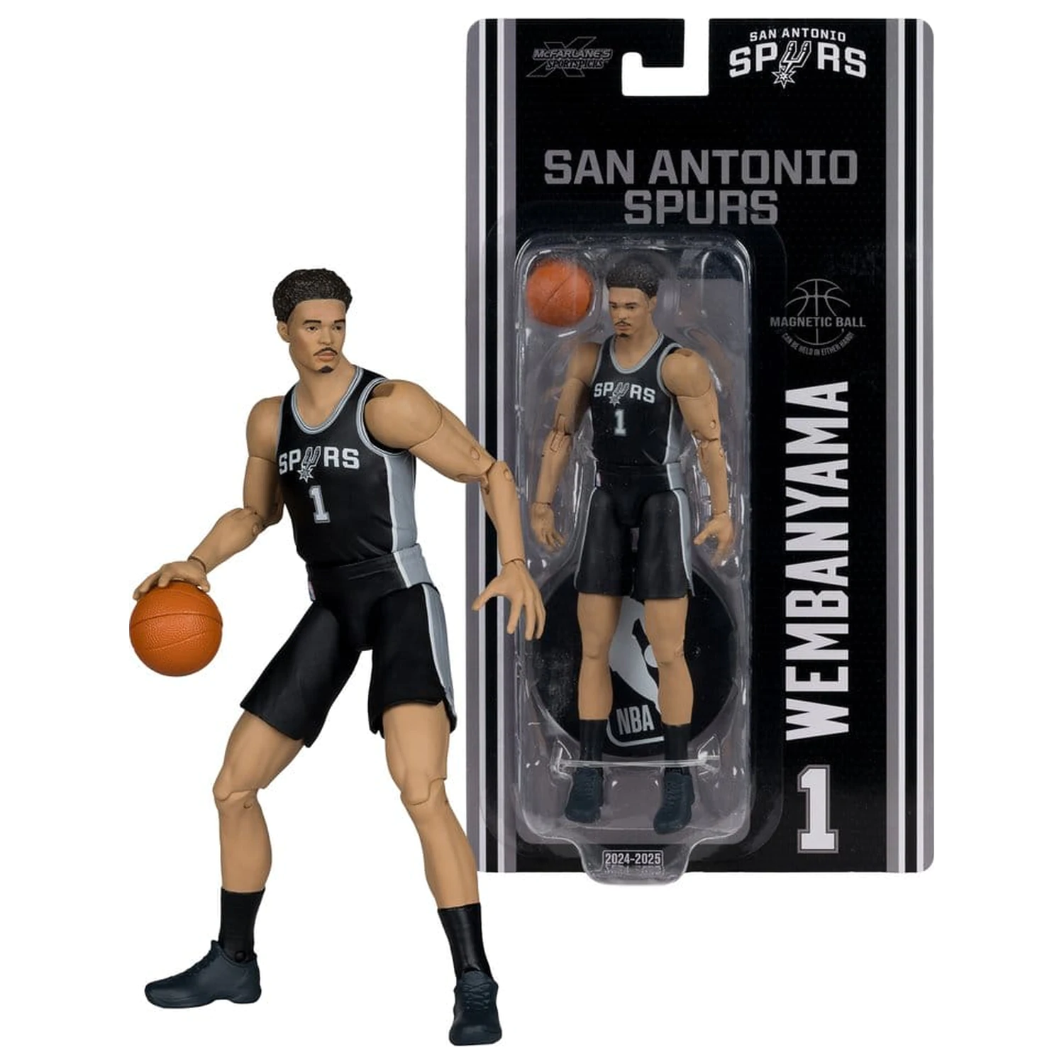 NBA SportsPicks akcijska figura Victor Wembanyama (San Antonio Spurs) 17 cm fotografija izdelka