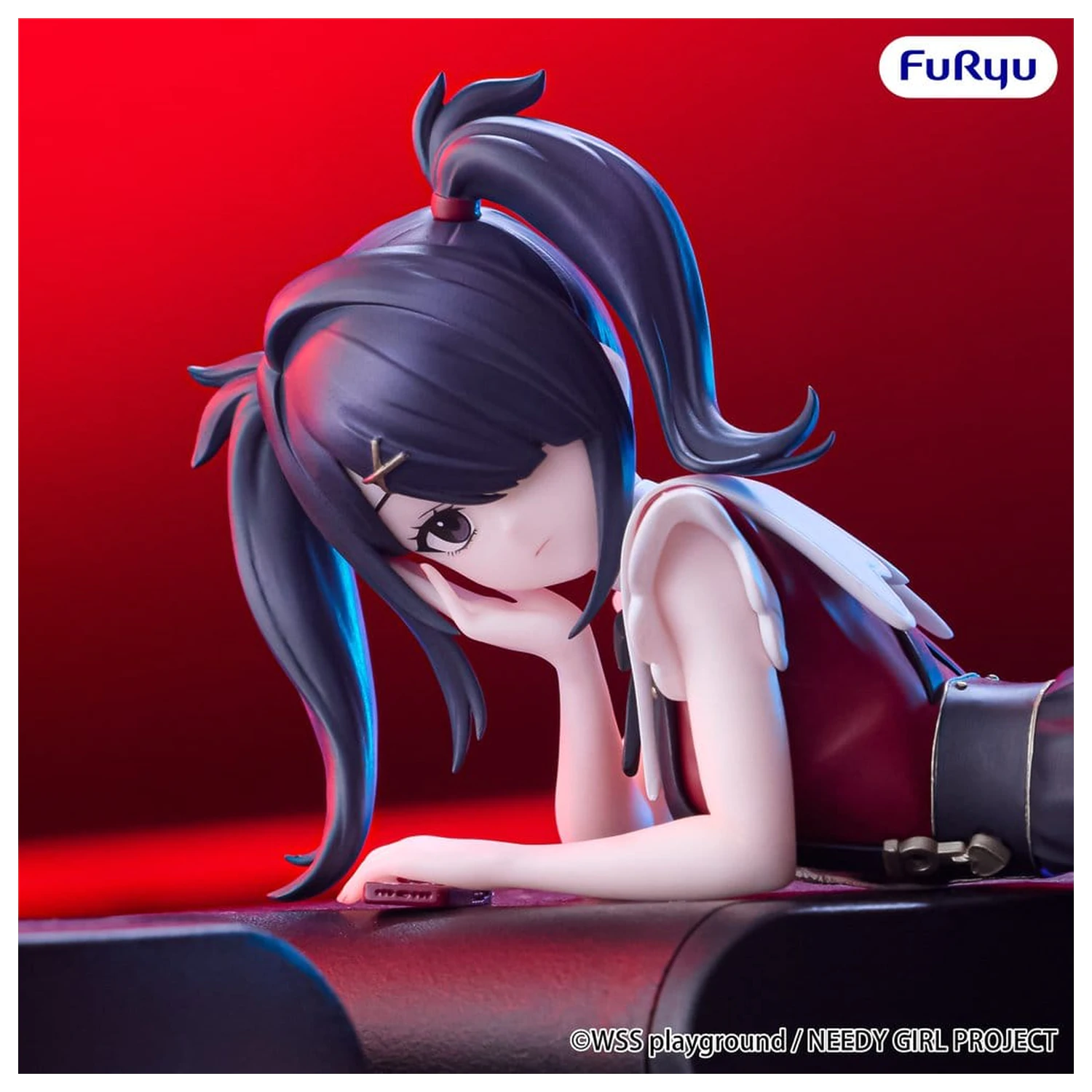 Needy Girl Overdose Noodle Stopper PVC figura Ame-chan 14 cm fotografija izdelka