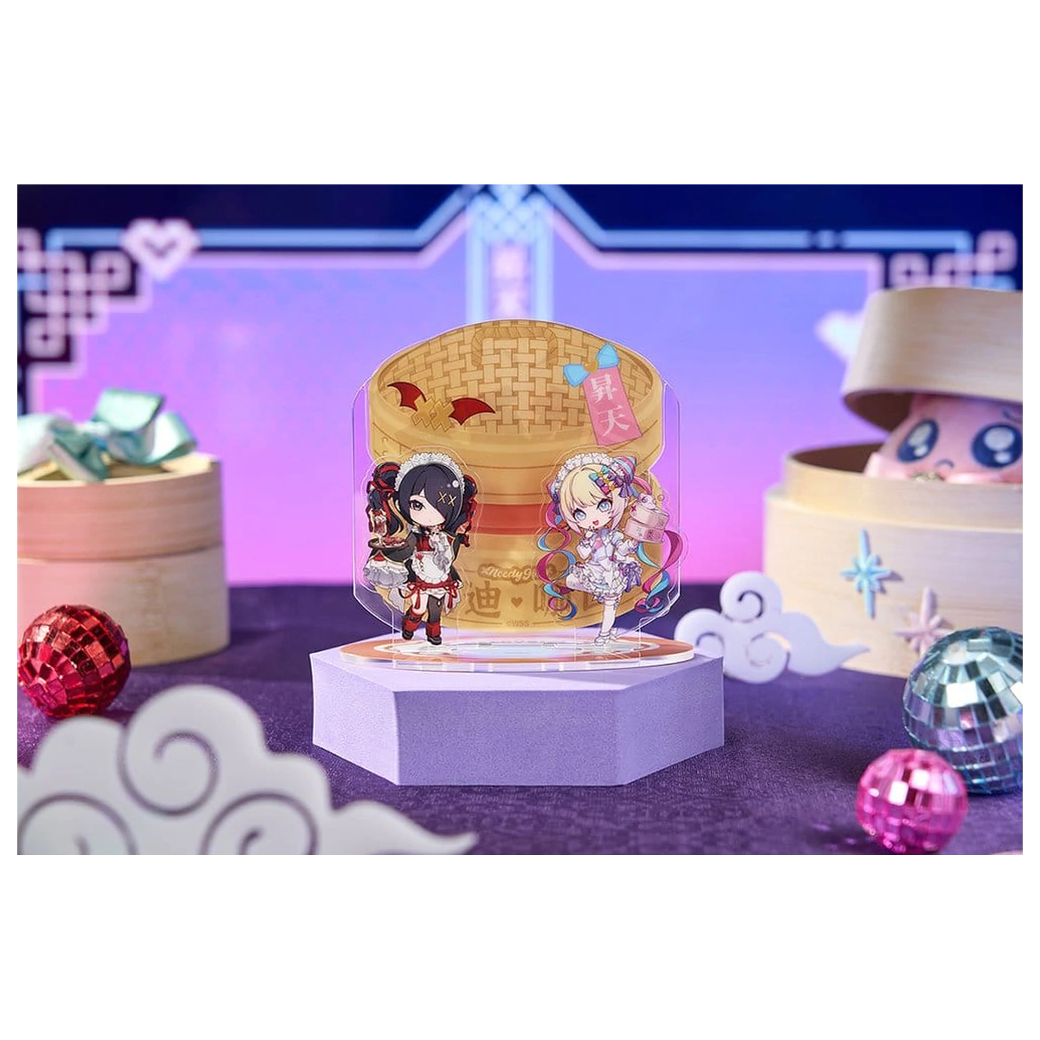 Needy Streamer Overload Needy Streamer Chinese Restaurant Series akrilna diorama Chibi fotografija izdelka