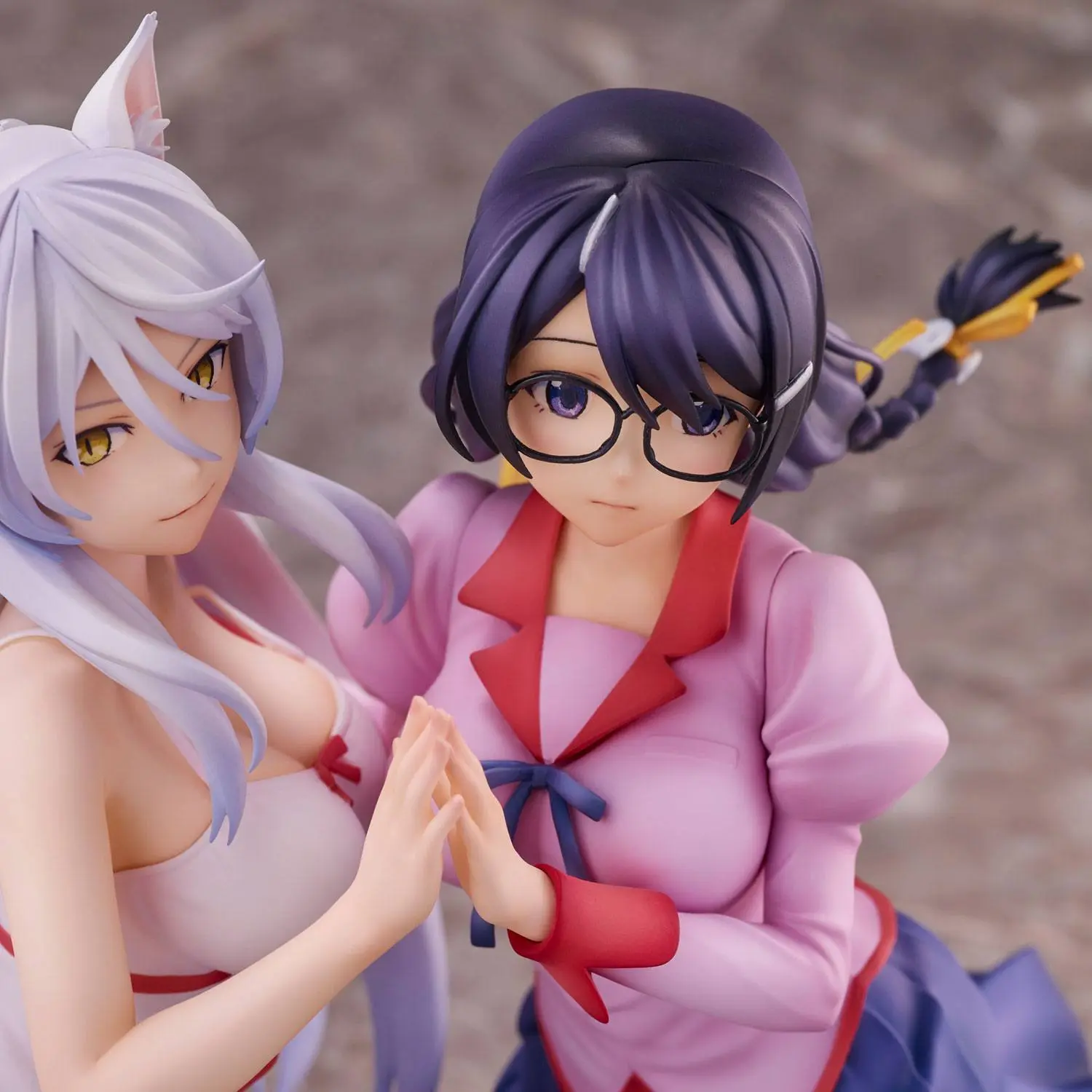 Nekomonogatari Monogatari Series PVC Kipi Tsubasa Hanekawa Set (re-run) 19 cm fotografija izdelka