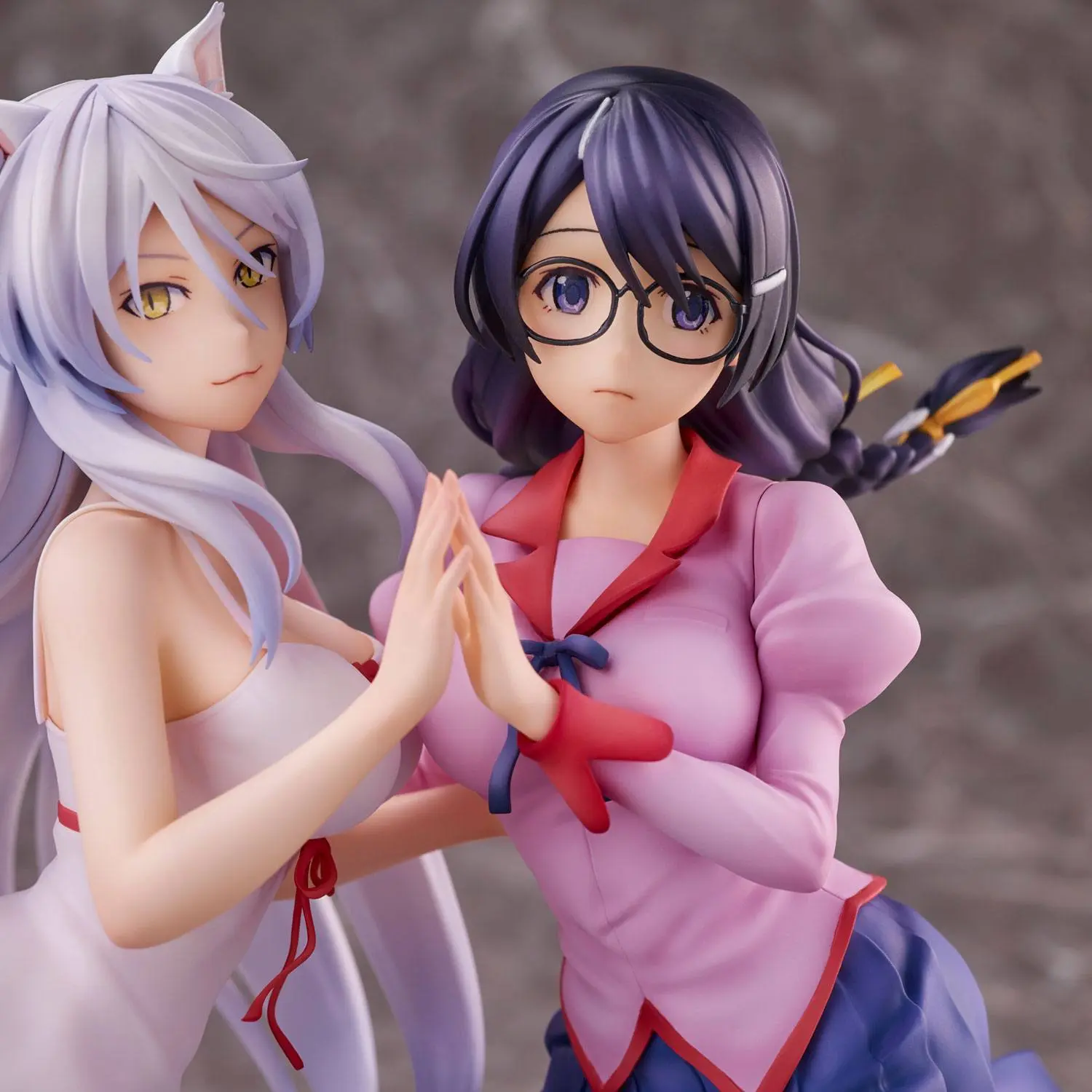 Nekomonogatari Monogatari Series PVC Kipi Tsubasa Hanekawa Set (re-run) 19 cm fotografija izdelka