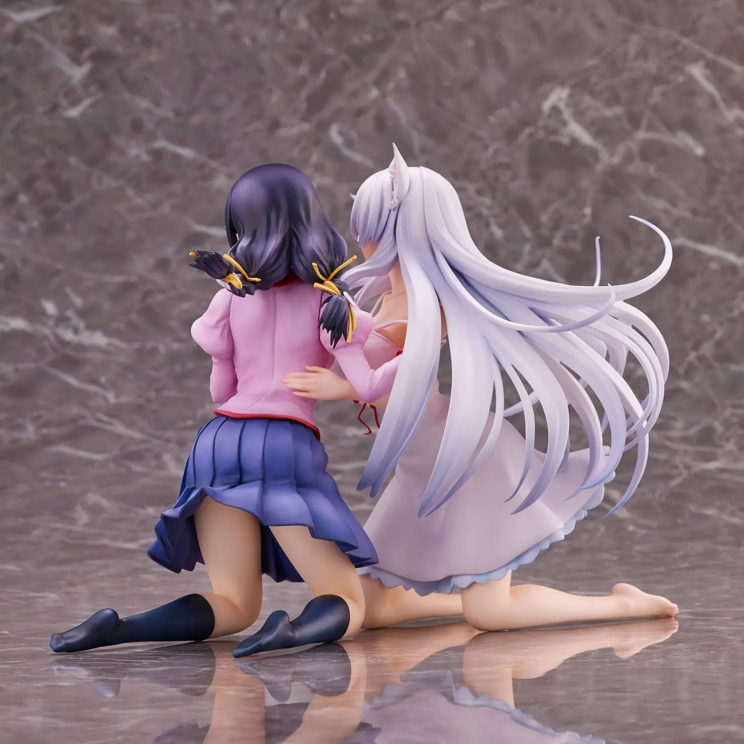 Nekomonogatari Monogatari Series PVC Kipi Tsubasa Hanekawa Set (re-run) 19 cm fotografija izdelka