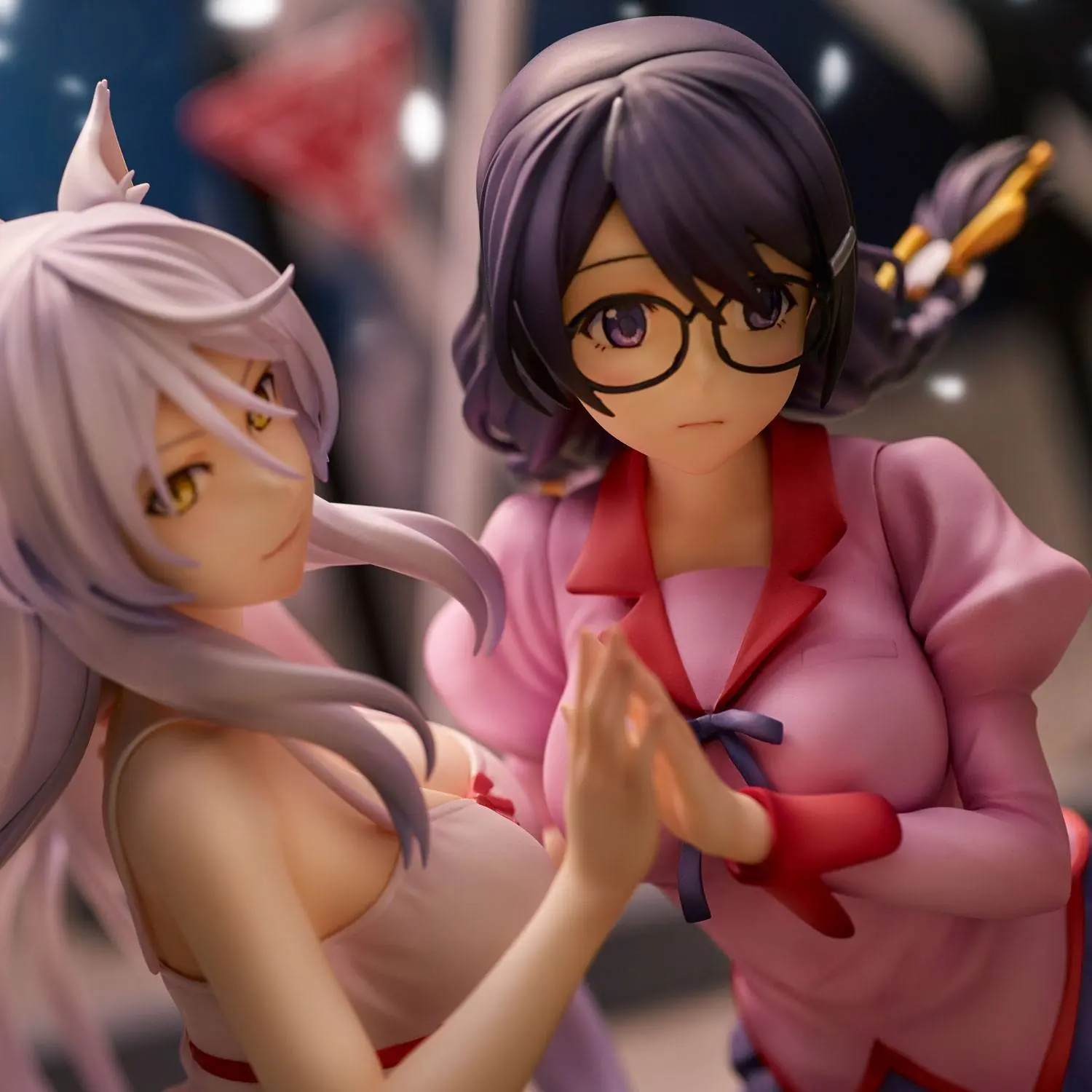 Nekomonogatari Monogatari Series PVC Kipi Tsubasa Hanekawa Set (re-run) 19 cm fotografija izdelka