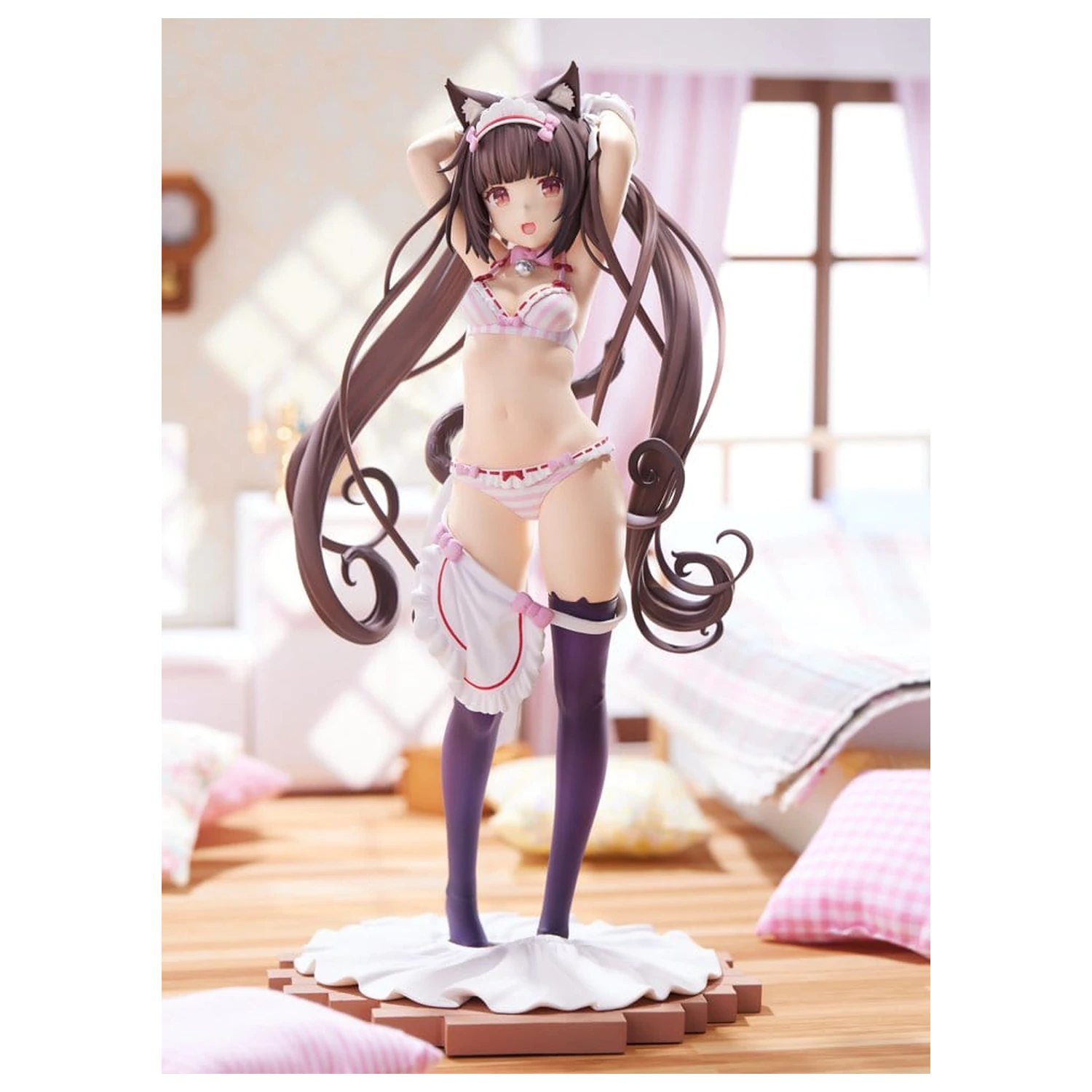 Nekopara PVC figura 1/7 Chocola Dress up time 24 cm fotografija izdelka