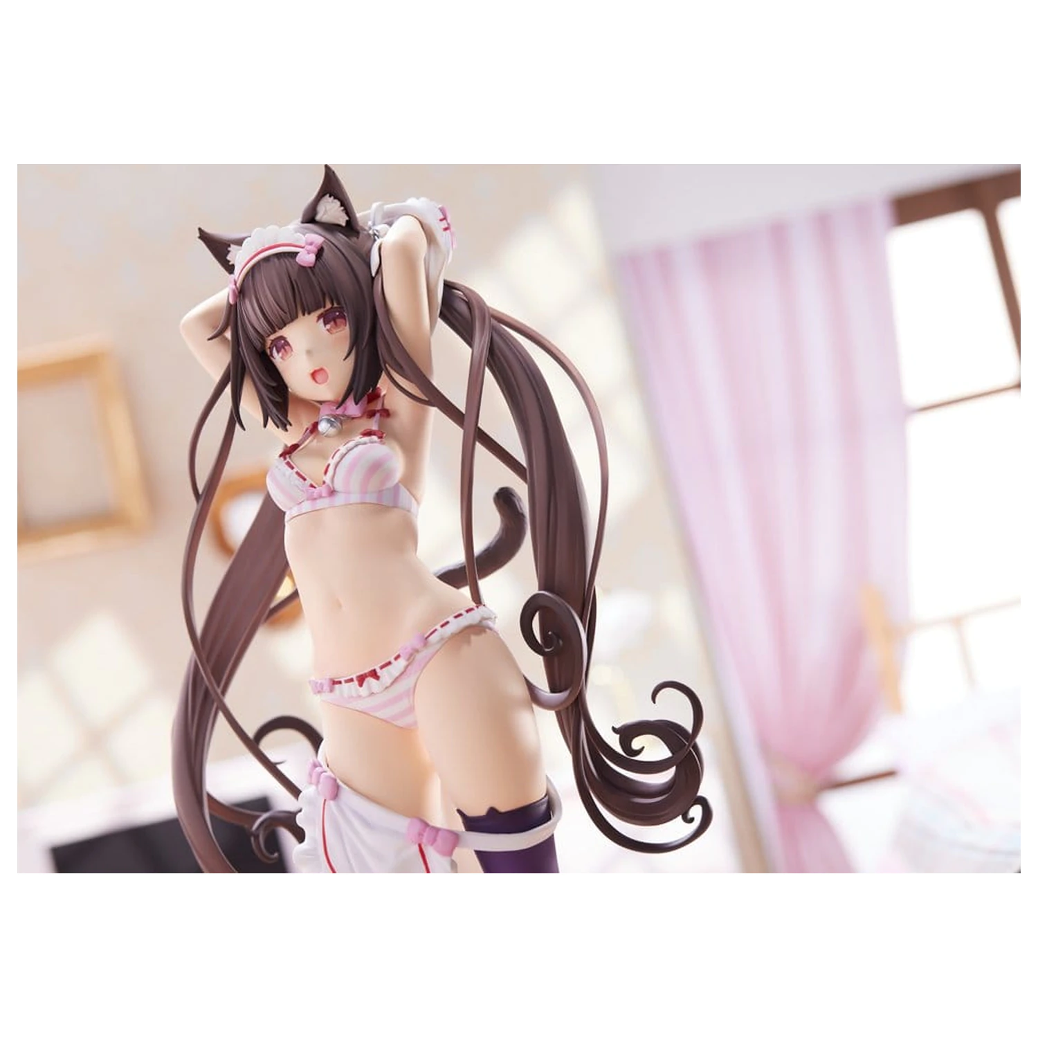 Nekopara PVC figura 1/7 Chocola Dress up time 24 cm fotografija izdelka