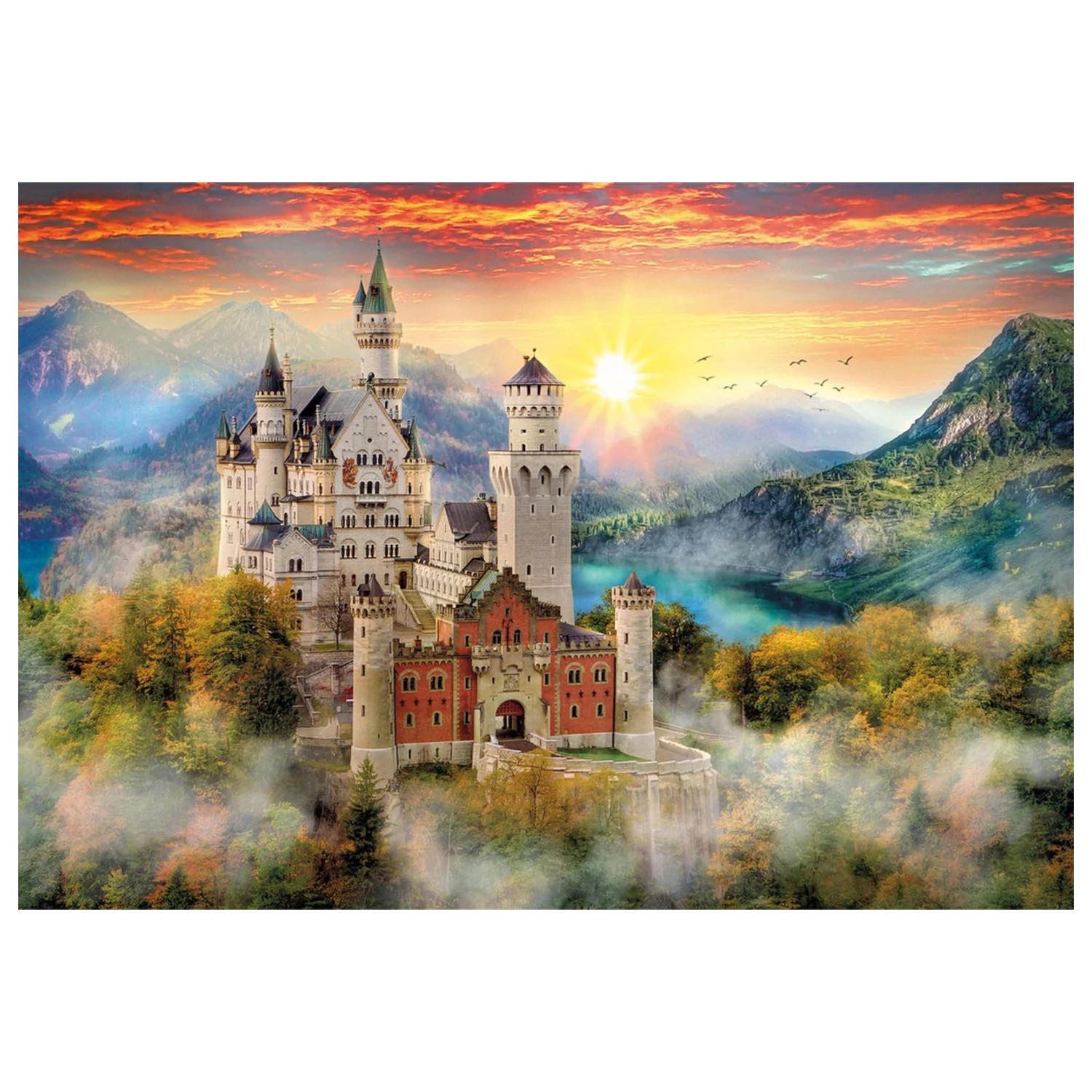 Germany Neuschwanstein 2000-delna sestavljanka fotografija izdelka
