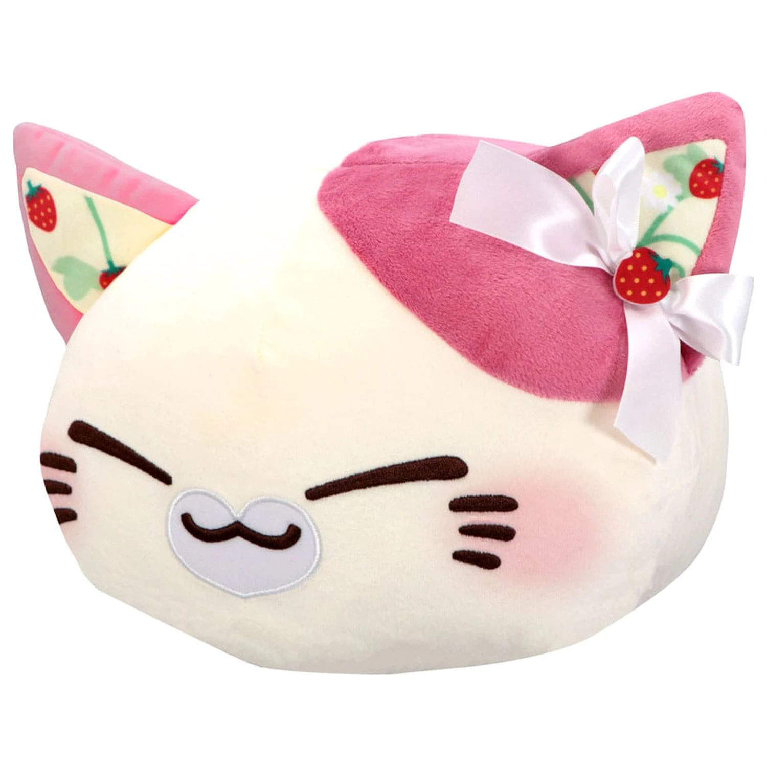 Nemuneko Cat Sweet Big plišasta figura Berry Pink 35 cm fotografija izdelka