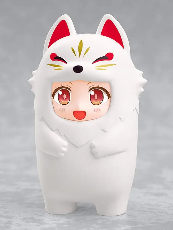 Nendoroid More Etui za obrazne dele Kigurumi za Nendoroid figure White Kitsune 10 cm fotografija izdelka