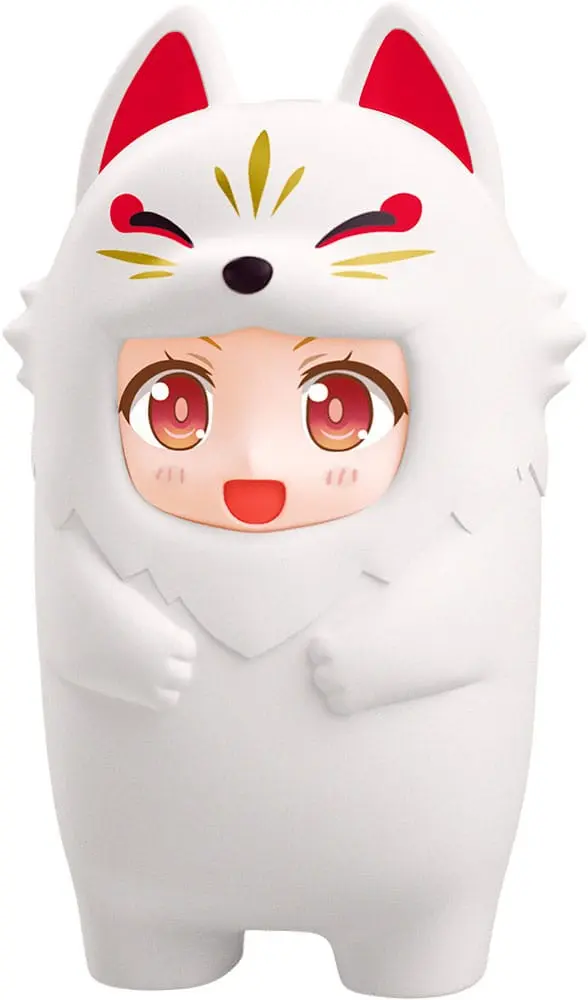 Nendoroid More Etui za obrazne dele Kigurumi za Nendoroid figure White Kitsune 10 cm fotografija izdelka