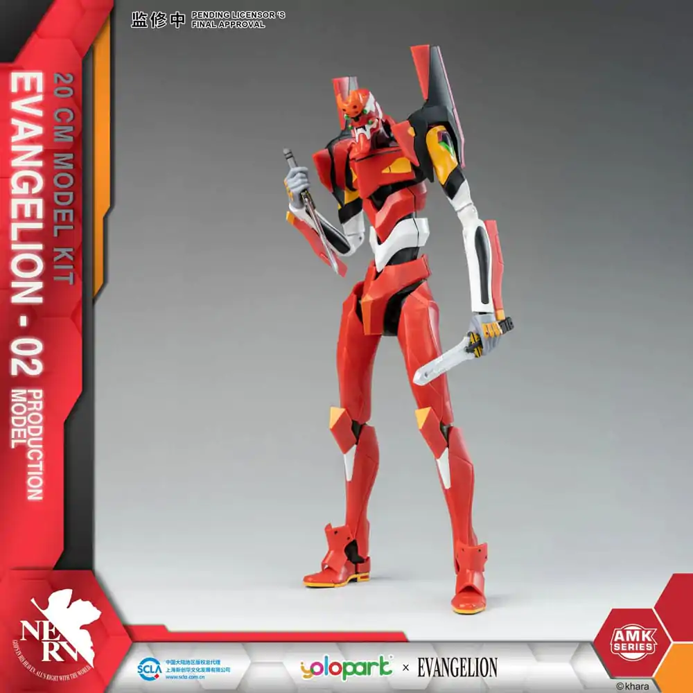 Neon Genesis Evangelion AMK Series Plastični Model Komplet Eva-02 20 cm fotografija izdelka