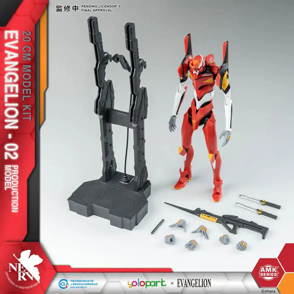 Neon Genesis Evangelion AMK Series Plastični Model Komplet Eva-02 20 cm fotografija izdelka