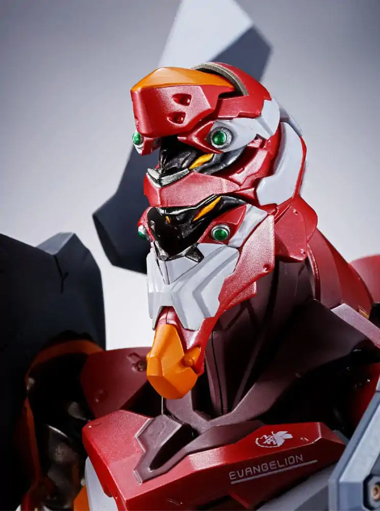 Neon Genesis Evangelion Metal Build Akcijska figura Eva Production Model-02 30th with the Spear of Cassius 22 cm fotografija izdelka