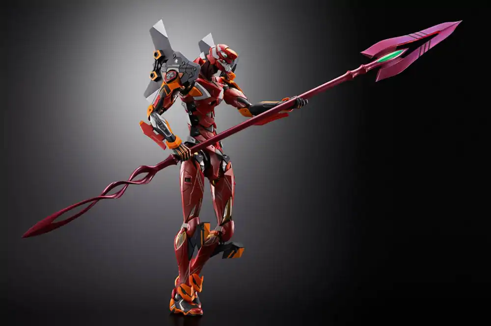 Neon Genesis Evangelion Metal Build Akcijska figura Eva Production Model-02 30th with the Spear of Cassius 22 cm fotografija izdelka