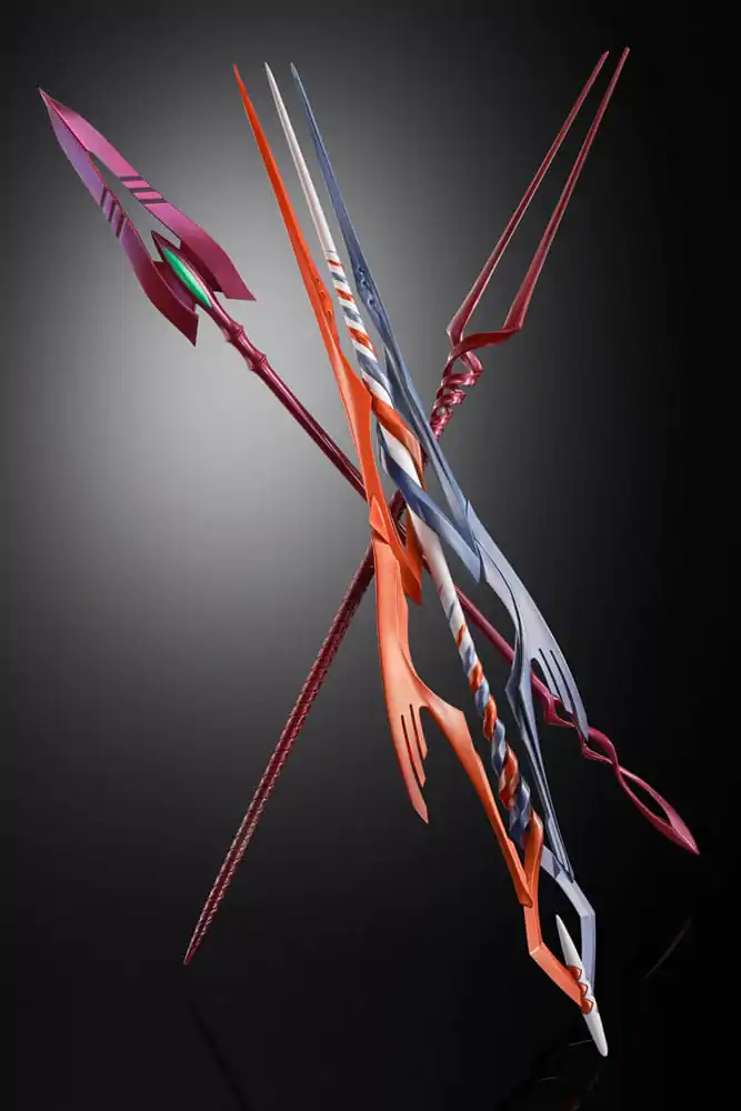 Neon Genesis Evangelion Metal Build Akcijska figura Eva Production Model-02 30th with the Spear of Cassius 22 cm fotografija izdelka