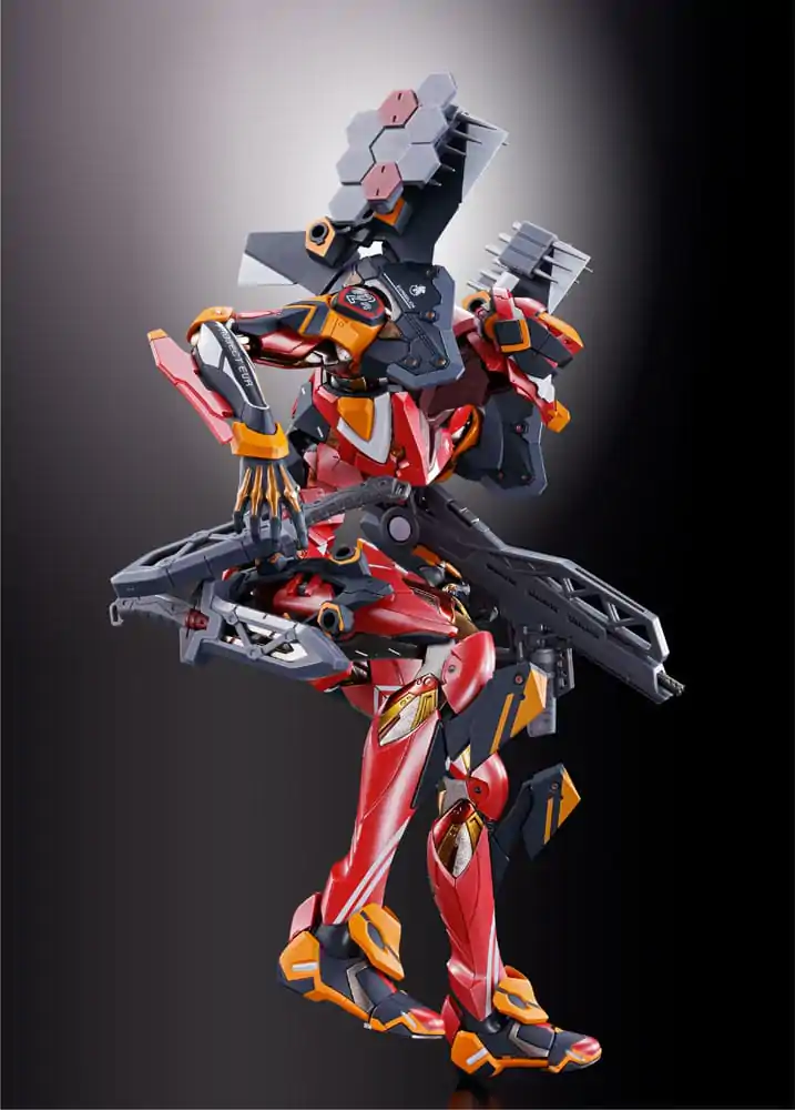 Neon Genesis Evangelion Metal Build Akcijska figura Eva Production Model-02 30th with the Spear of Cassius 22 cm fotografija izdelka