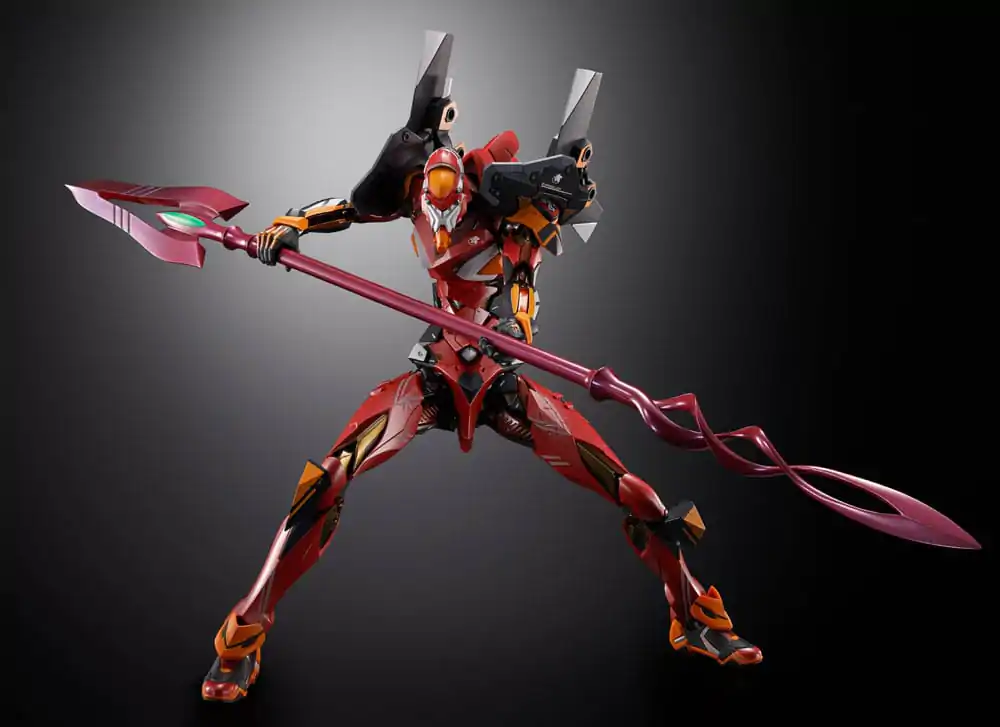 Neon Genesis Evangelion Metal Build Akcijska figura Eva Production Model-02 30th with the Spear of Cassius 22 cm fotografija izdelka