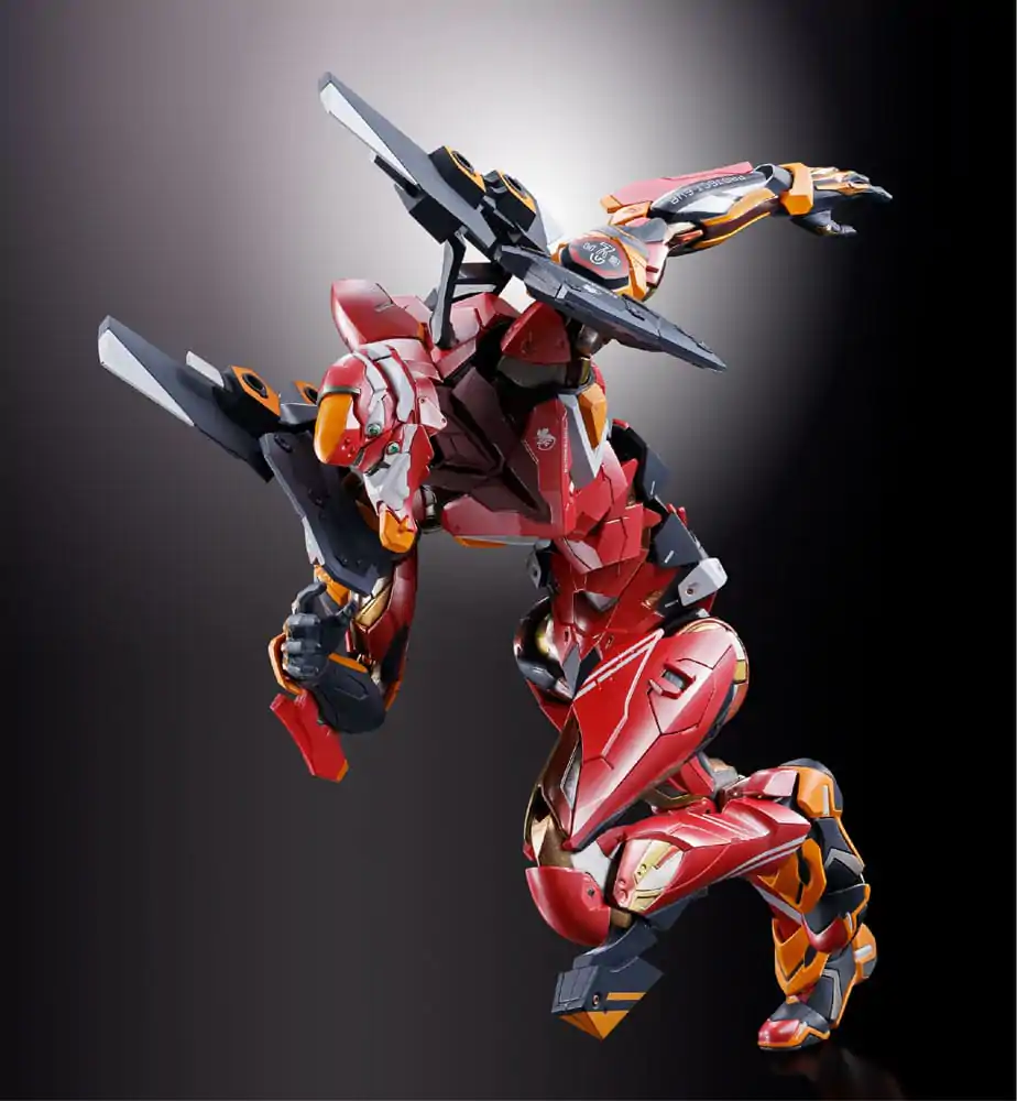 Neon Genesis Evangelion Metal Build Akcijska figura Eva Production Model-02 30th with the Spear of Cassius 22 cm fotografija izdelka