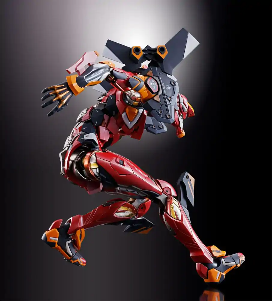 Neon Genesis Evangelion Metal Build Akcijska figura Eva Production Model-02 30th with the Spear of Cassius 22 cm fotografija izdelka