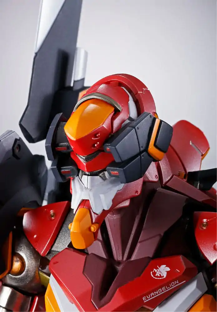 Neon Genesis Evangelion Metal Build Akcijska figura Eva Production Model-02 30th with the Spear of Cassius 22 cm fotografija izdelka