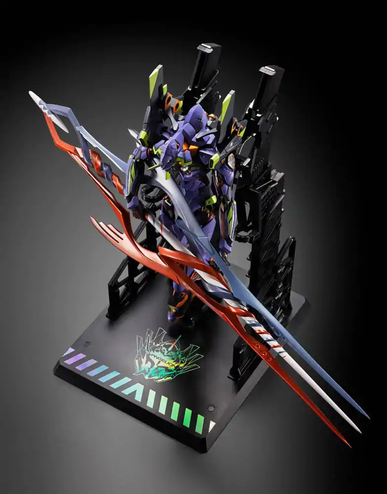 Neon Genesis Evangelion Metal Build Akcijska figura Eva Test Type-01 30th with the Spear of Gaius 22 cm fotografija izdelka