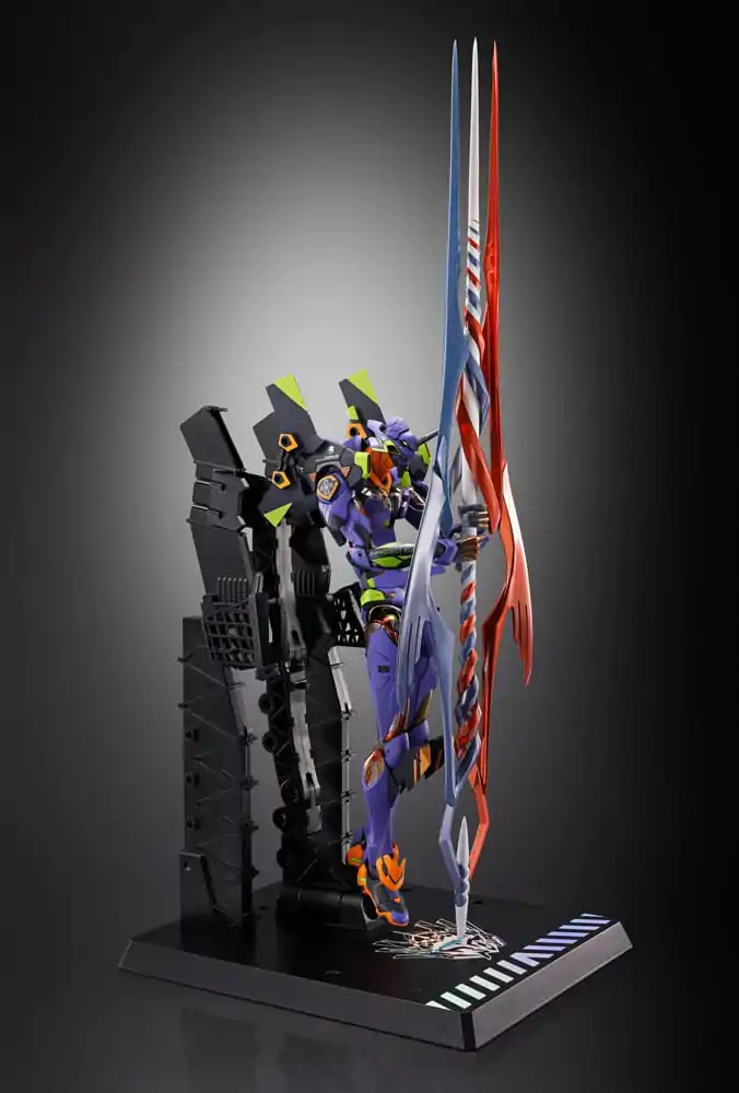 Neon Genesis Evangelion Metal Build Akcijska figura Eva Test Type-01 30th with the Spear of Gaius 22 cm fotografija izdelka
