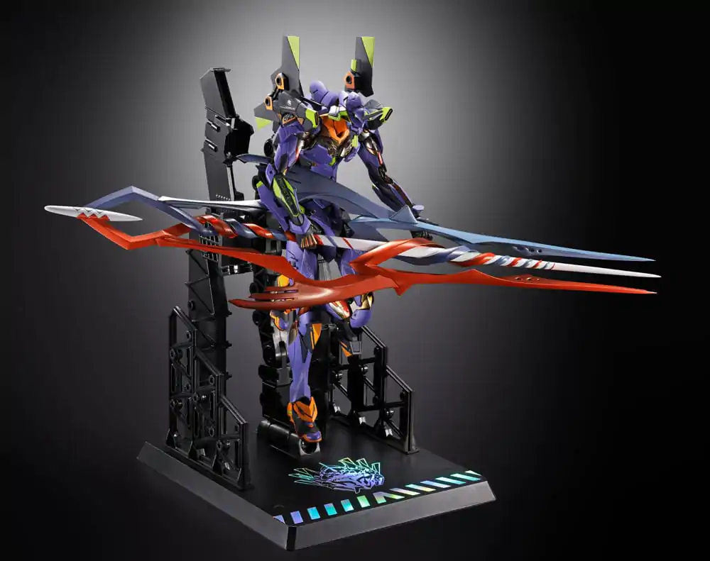 Neon Genesis Evangelion Metal Build Akcijska figura Eva Test Type-01 30th with the Spear of Gaius 22 cm fotografija izdelka