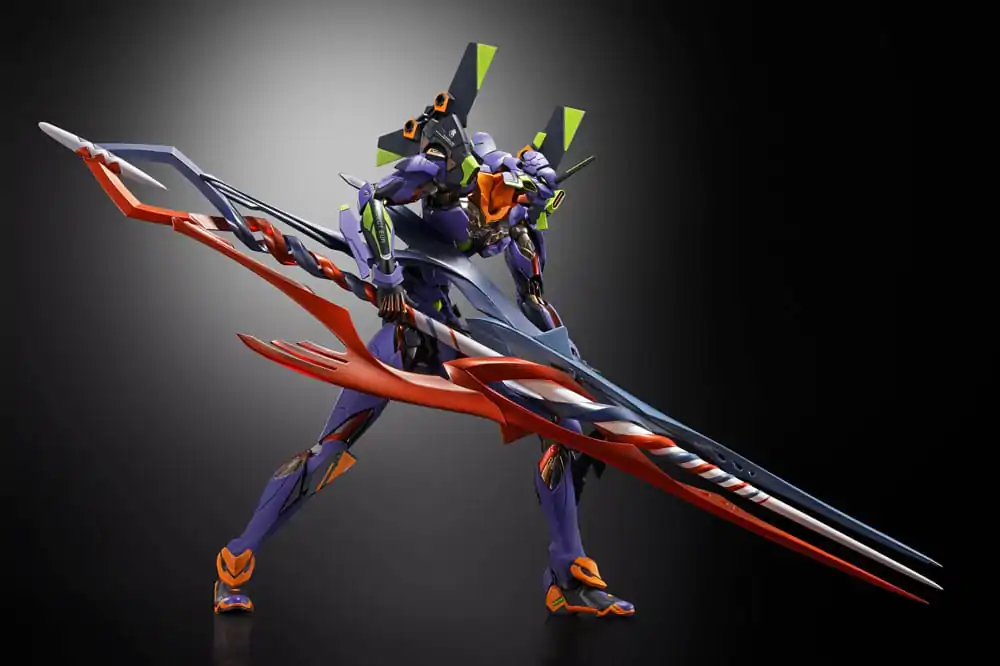 Neon Genesis Evangelion Metal Build Akcijska figura Eva Test Type-01 30th with the Spear of Gaius 22 cm fotografija izdelka