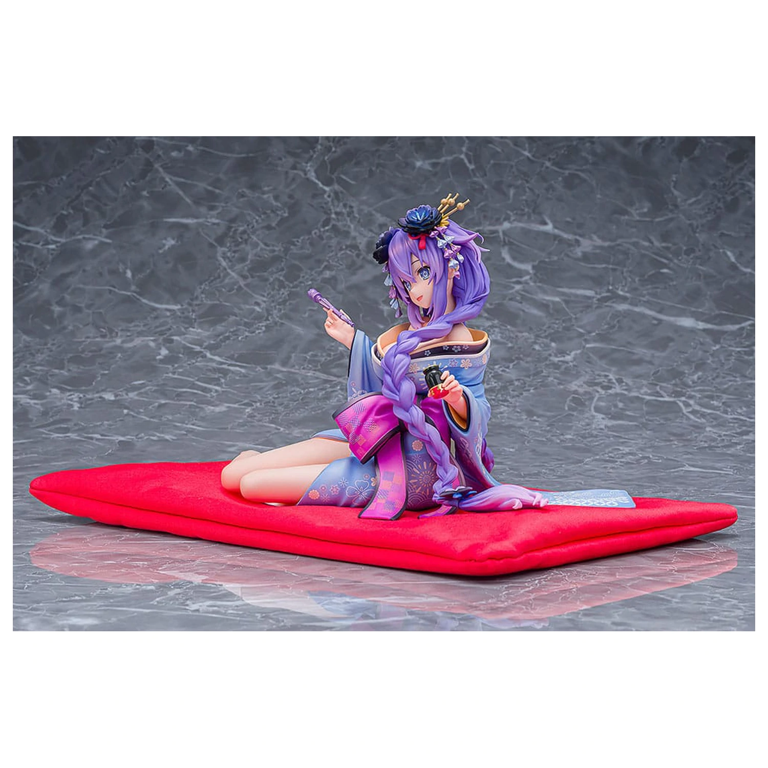 Neptunia x Senran Kagura Kip 1/7 Purple Heart Kimono Ver. 13 cm fotografija izdelka