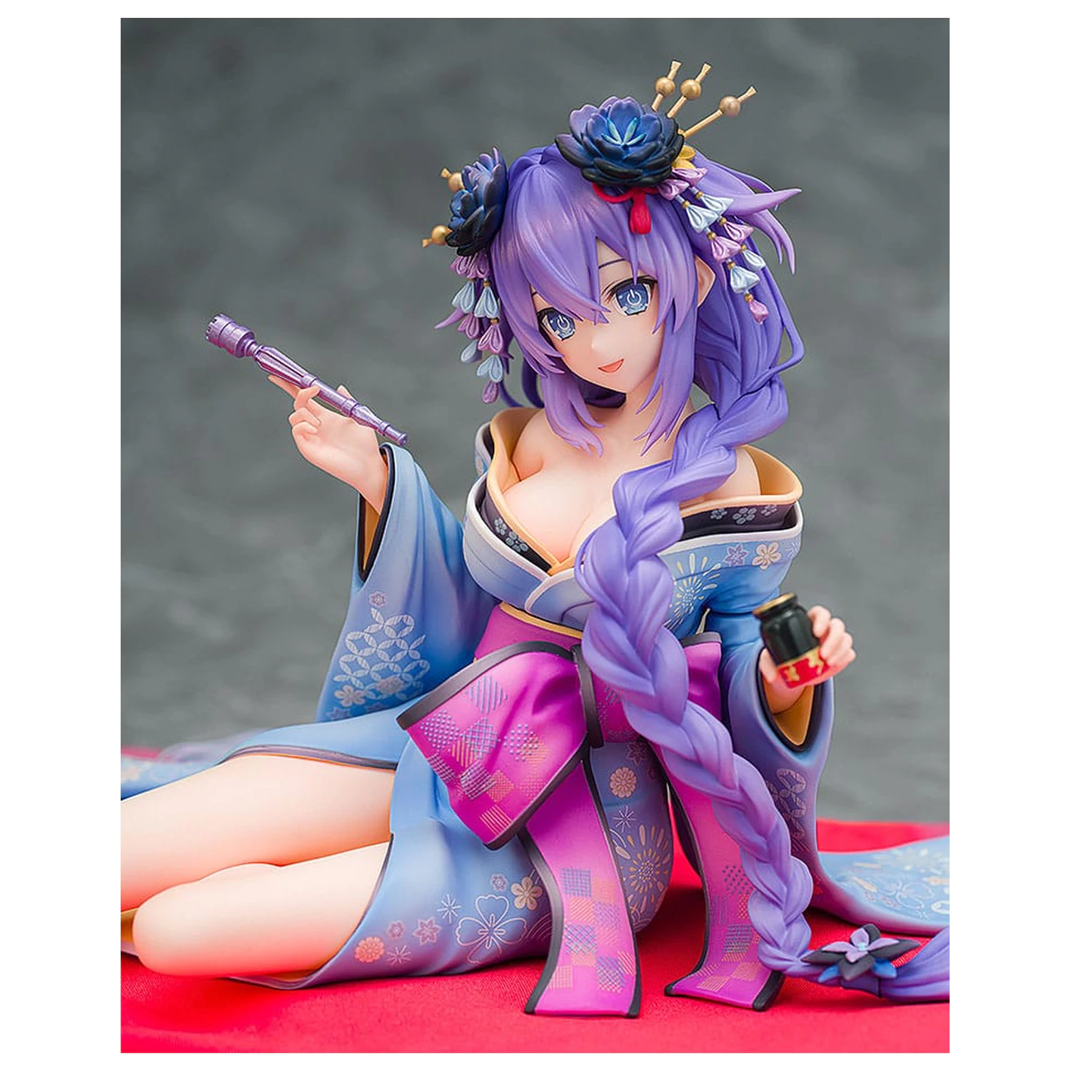 Neptunia x Senran Kagura Kip 1/7 Purple Heart Kimono Ver. 13 cm fotografija izdelka