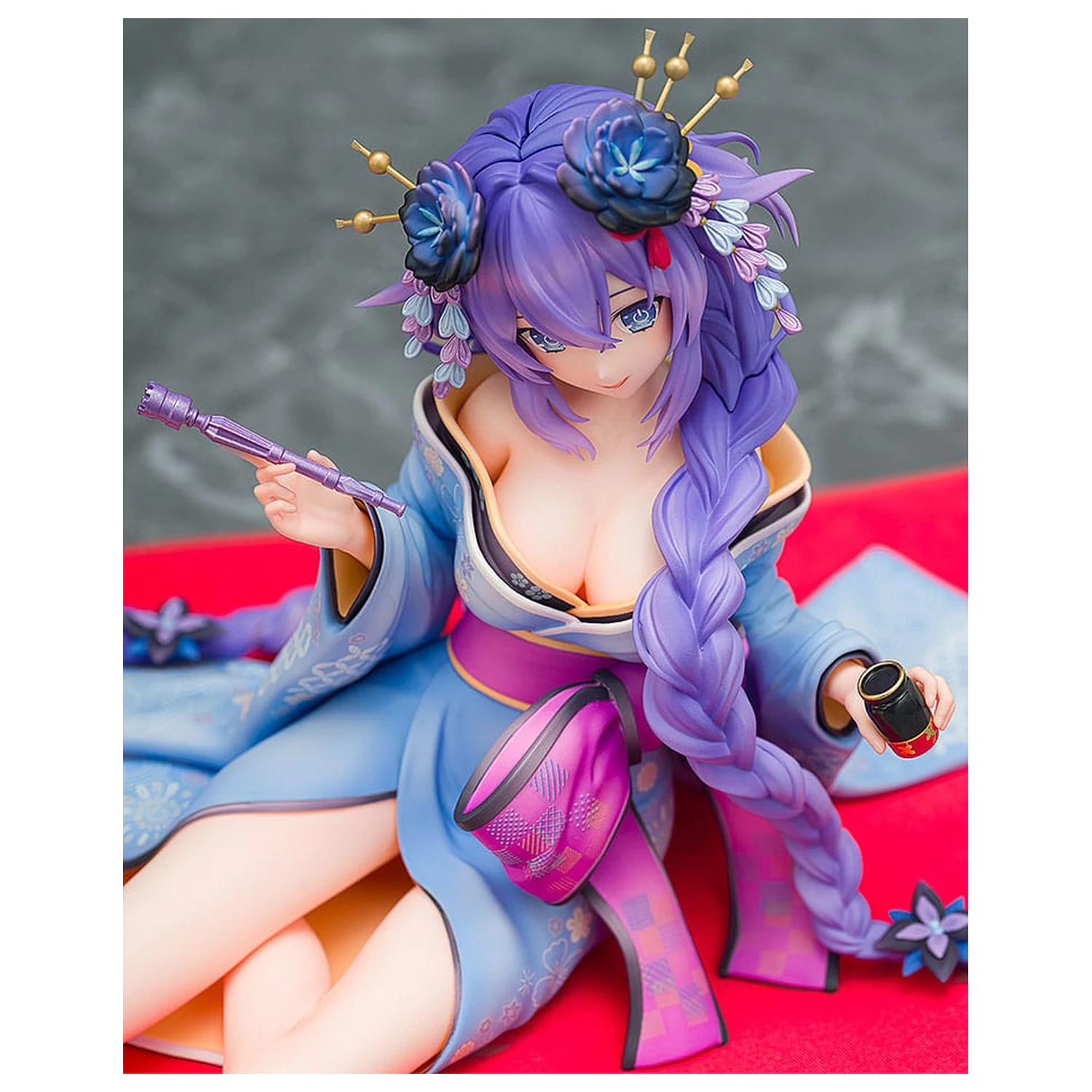Neptunia x Senran Kagura Kip 1/7 Purple Heart Kimono Ver. 13 cm fotografija izdelka