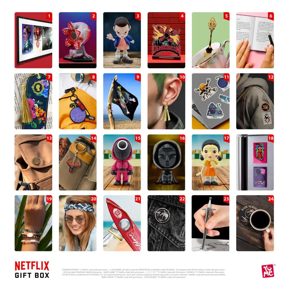 Netflix Darilna škatla Odštevanje fotografija izdelka