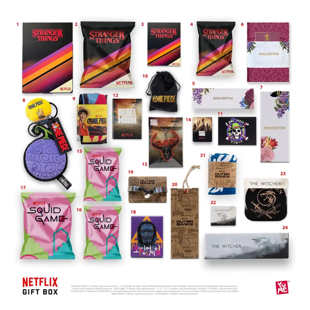 Netflix Darilna škatla Odštevanje fotografija izdelka