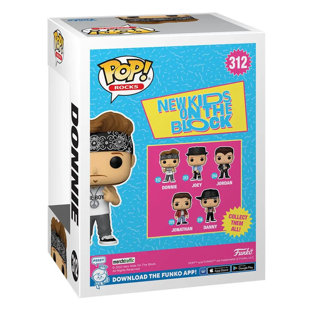 New Kids on the Block POP! Rocks Vinyl Figura Donnie 9 cm fotografija izdelka