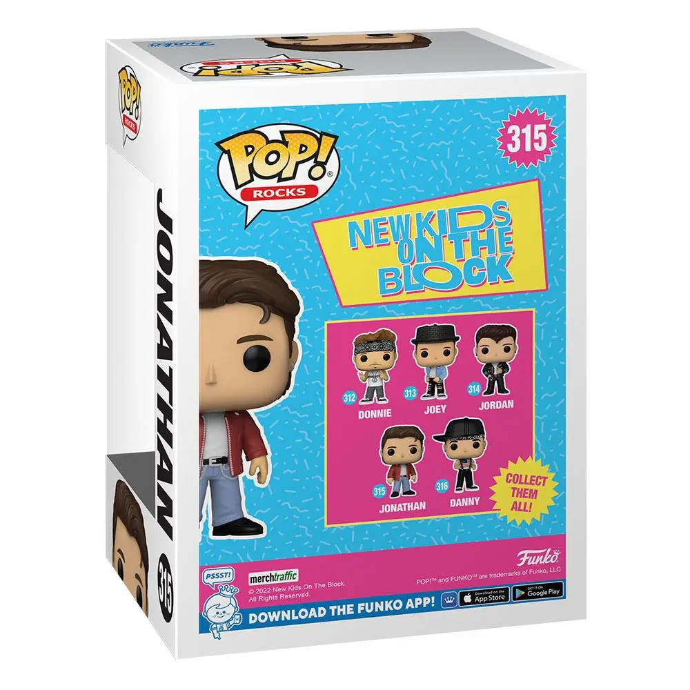 New Kids on the Block POP! Rocks Vinyl Figura Jonathan 9 cm fotografija izdelka