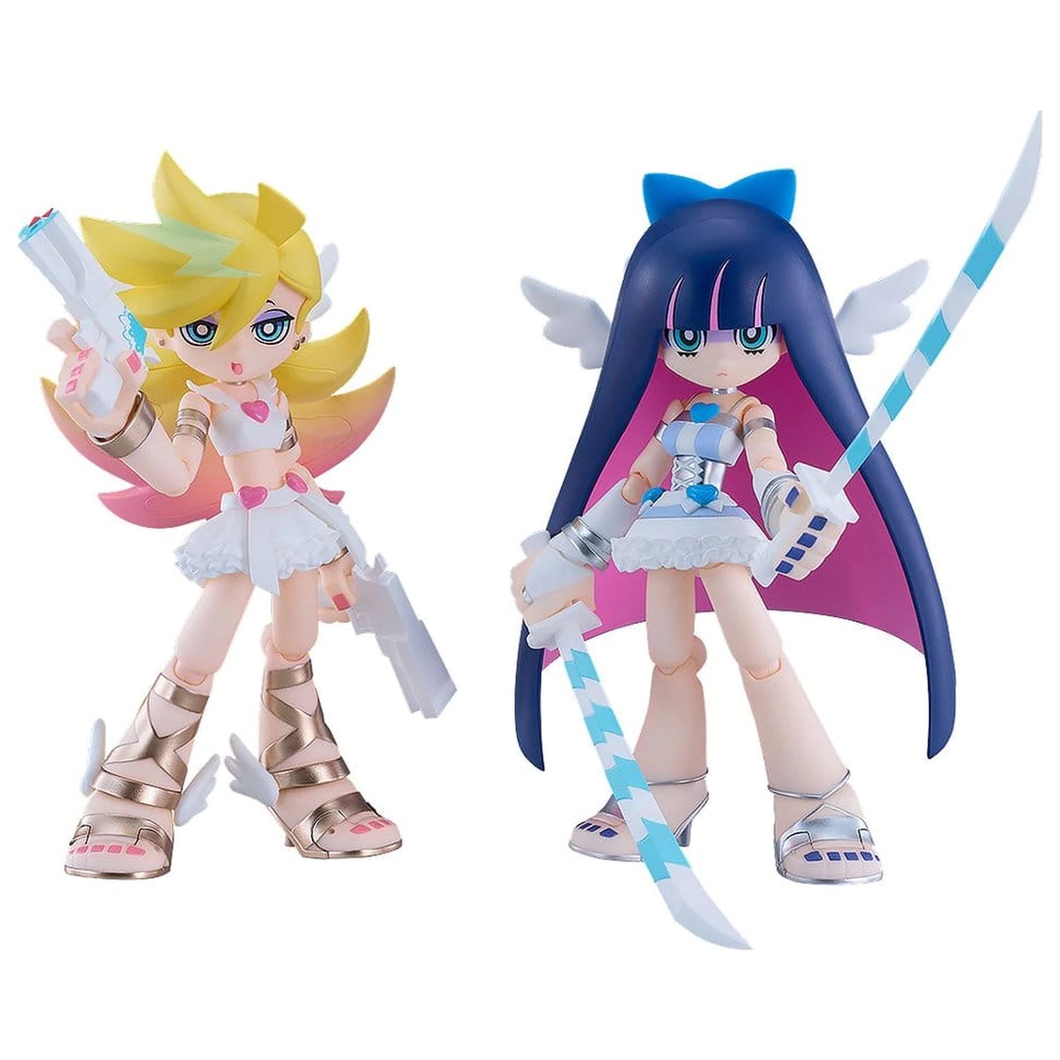 New Panty & Stocking with Garterbelt Figma Akcijske figurice 2-Pack Panty & Stocking: Angel ver. 12 cm fotografija izdelka