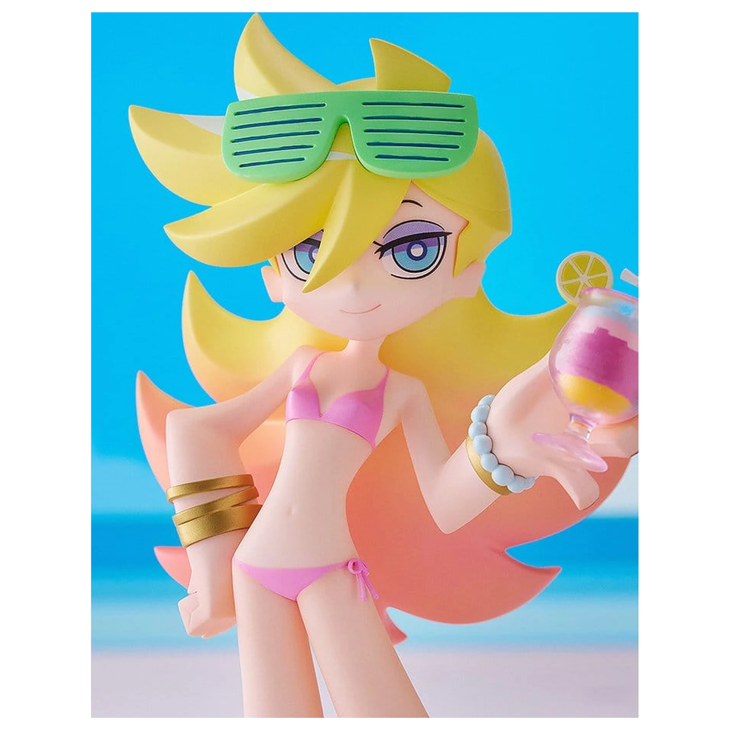 New Panty & Stocking with Garterbelt Pop Up Parade Figurica Beach Queens Panty L Size 19 cm fotografija izdelka