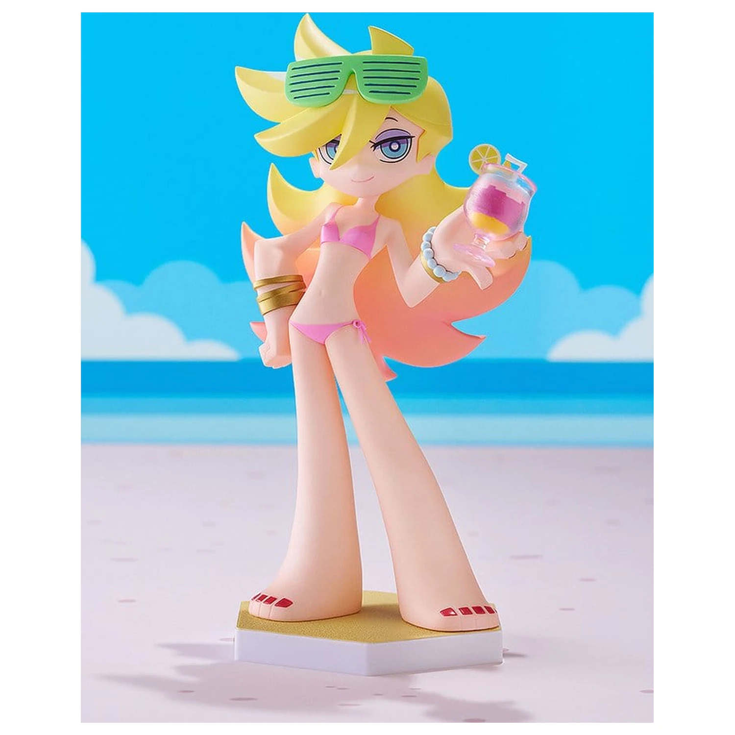 New Panty & Stocking with Garterbelt Pop Up Parade Figurica Beach Queens Panty L Size 19 cm fotografija izdelka