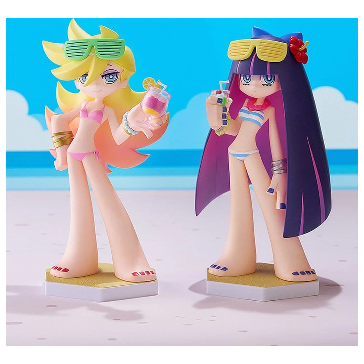 New Panty & Stocking with Garterbelt Pop Up Parade Figurica Beach Queens Panty L Size 19 cm fotografija izdelka